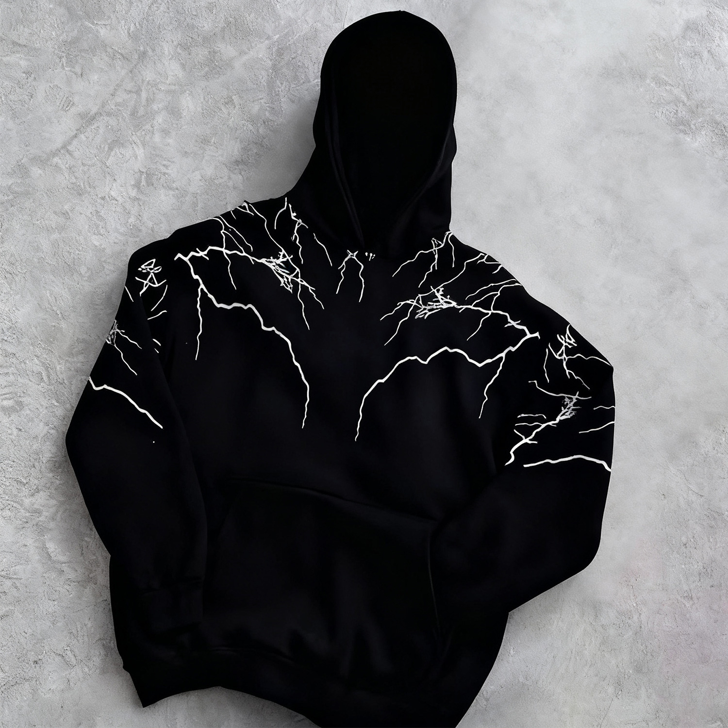 Embroidered Hoodie Custom Cotton Pullover Men's Hoodie